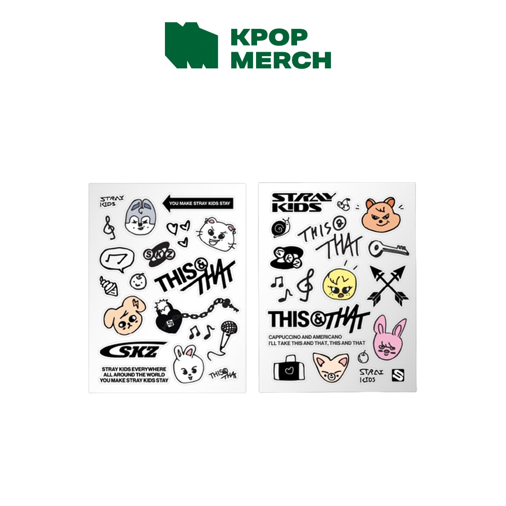 Stray Kids - [THIS & THAT] MD_TATTOO STICKER