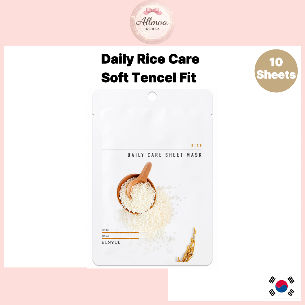 Mặt nạ Rice Daily Care Sheet Hydrating Tencel Facial Mask 22ml 10 tờ EUNYUL