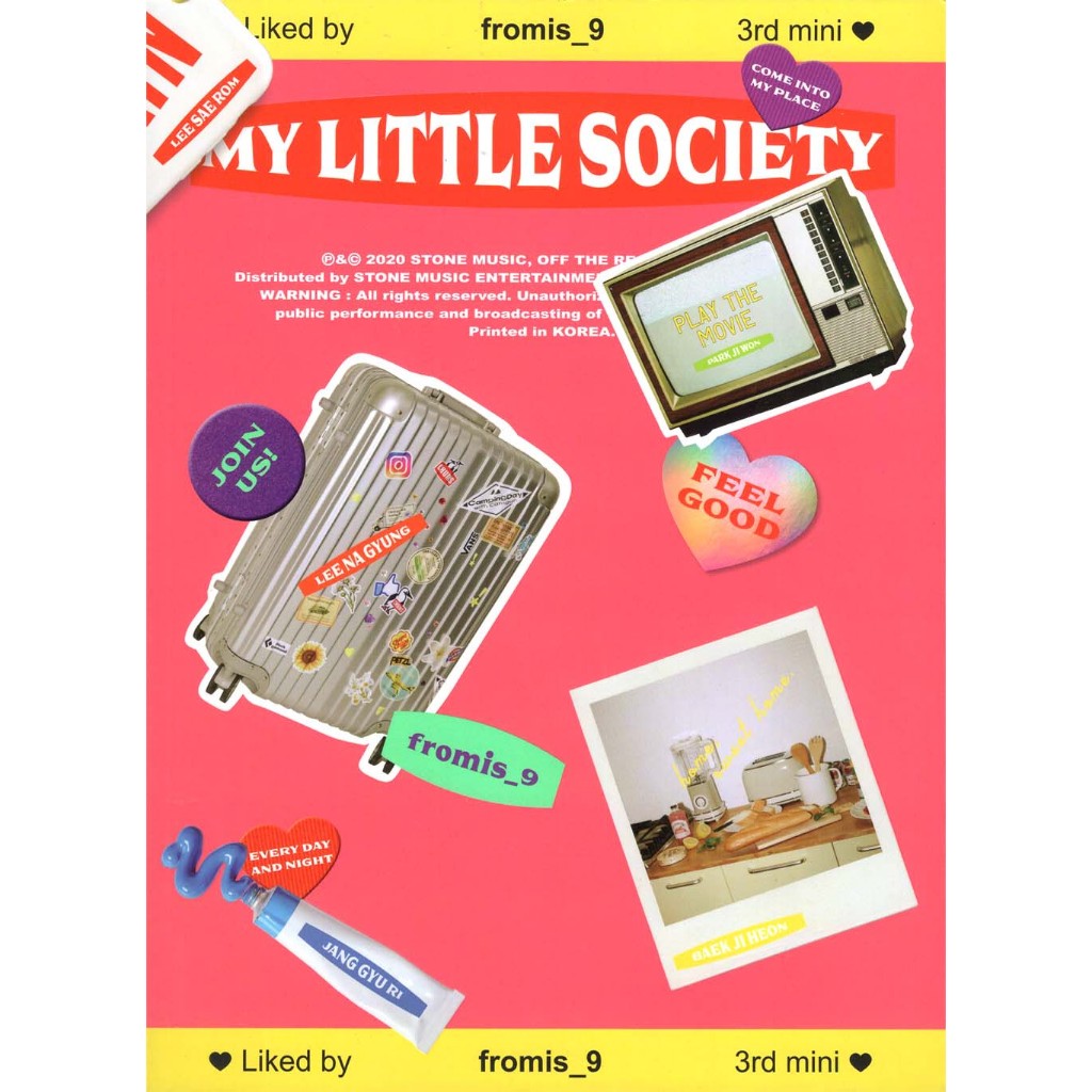 Fromis _ 9 – My Little Society (Album Mini thứ 3 My Account Ver. với 2 Photocards)