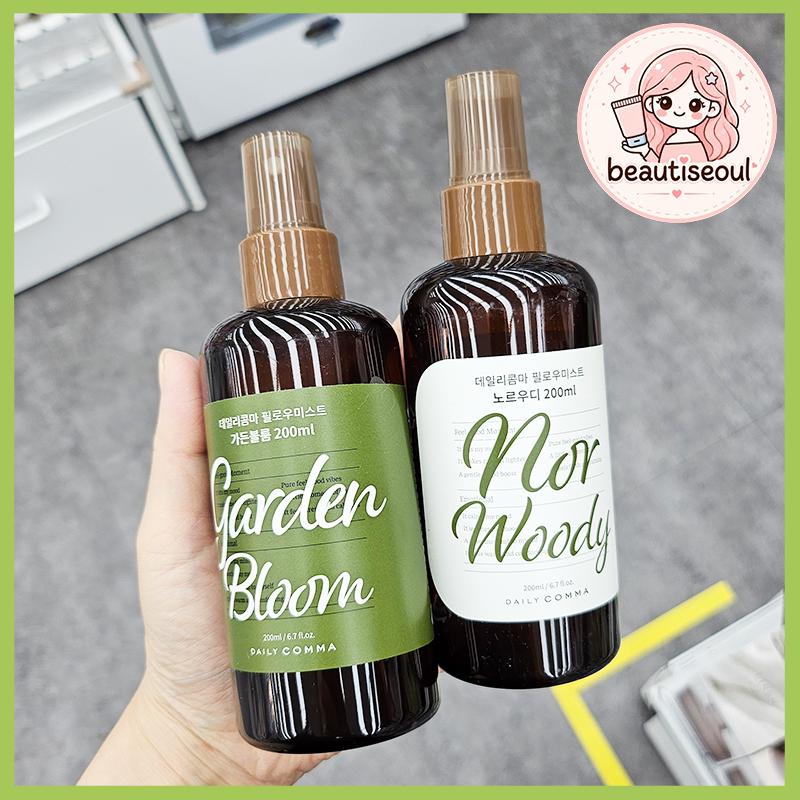Xịt Thơm Chăn Ga Gối DAILYCOMMA Pillow Mist 200ml (Garden Bloom / Nor Woody) Bed & Linen Spray