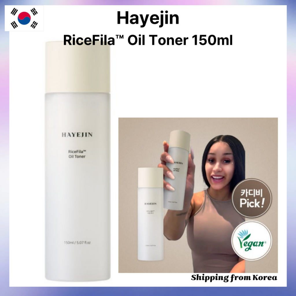 [Hayejin] RiceFilaTM Mực dầu 150ml-Cardi B 's K-Beauty Pick