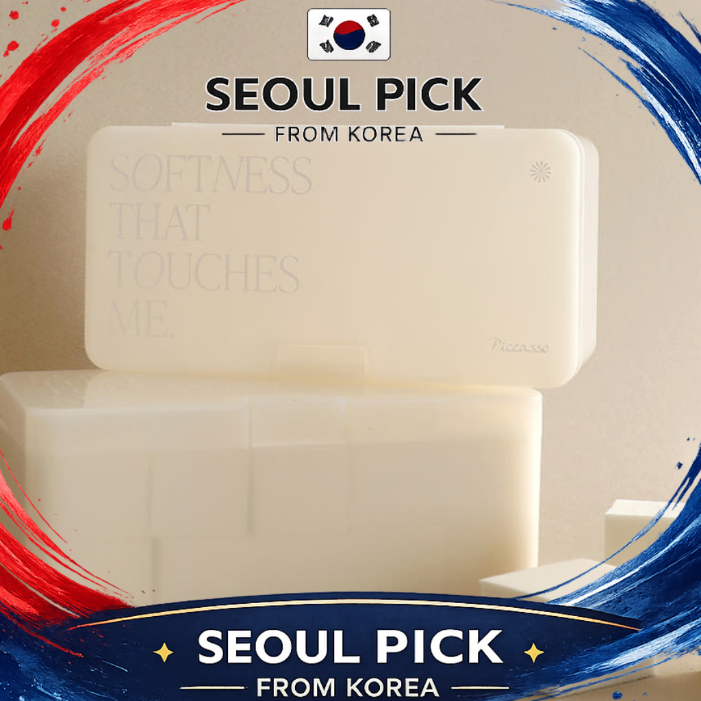 [Piccasso] K-Beauty Latex Square Sponge Mega Bulk Pack 20P
