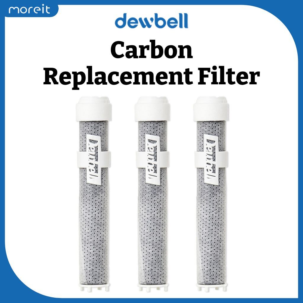 [DEWBELL] Thay thế bộ lọc carbon đầu vòi hoa sen 3 & 6Pack – Tương thích với DEWBELL WISE, WISE EYE 