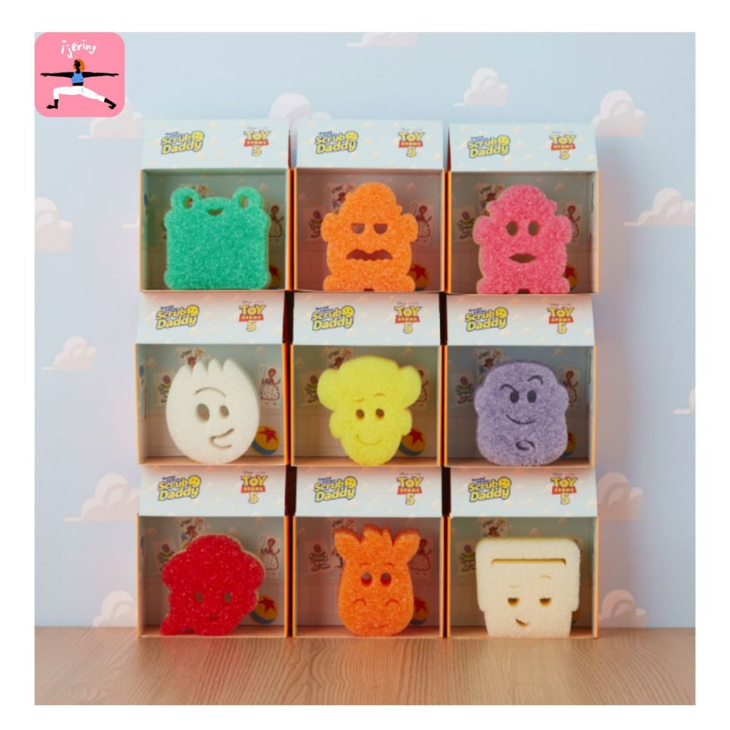 [Scrub Daddy] Home Kitchen Toy Story 5 Sponge Scrubber 9 gói Hộp bí ẩn