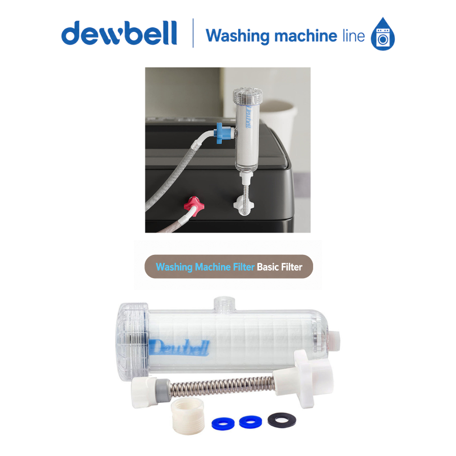 Máy giặt Dewbell Bộ lọc nước Loại bỏ trầm tích rỉ sét Hàn Quốc