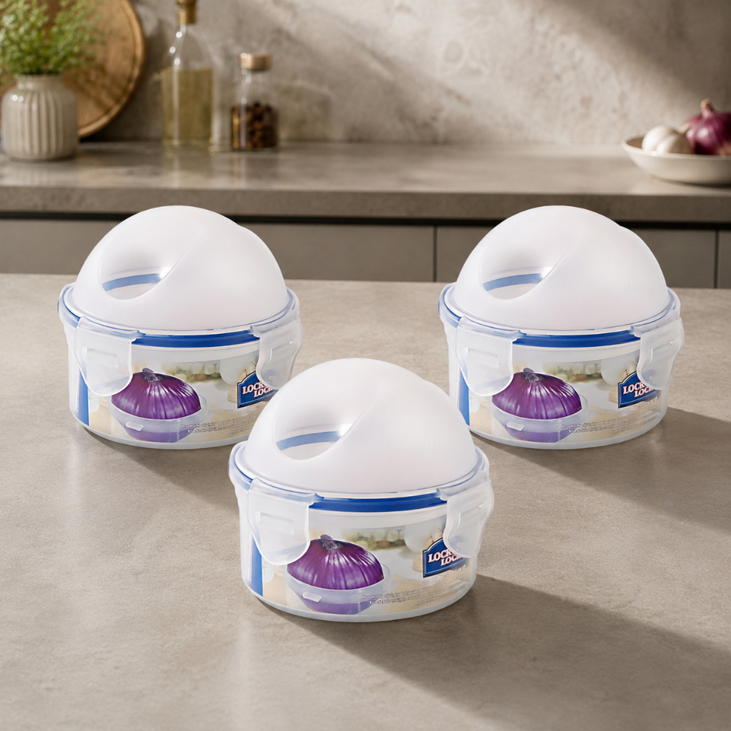 LocknLock Food Storage Container 300ml 3 Pack Airtight BPA Free Korean Kitchen