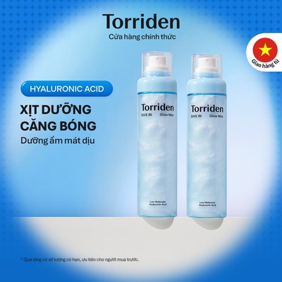 [Torriden Chính hãng] [SET] Xịt dưỡng căng bóng DIVE IN chứa Hyaluronic Acid 2ea, 120ml+120ml, Mist