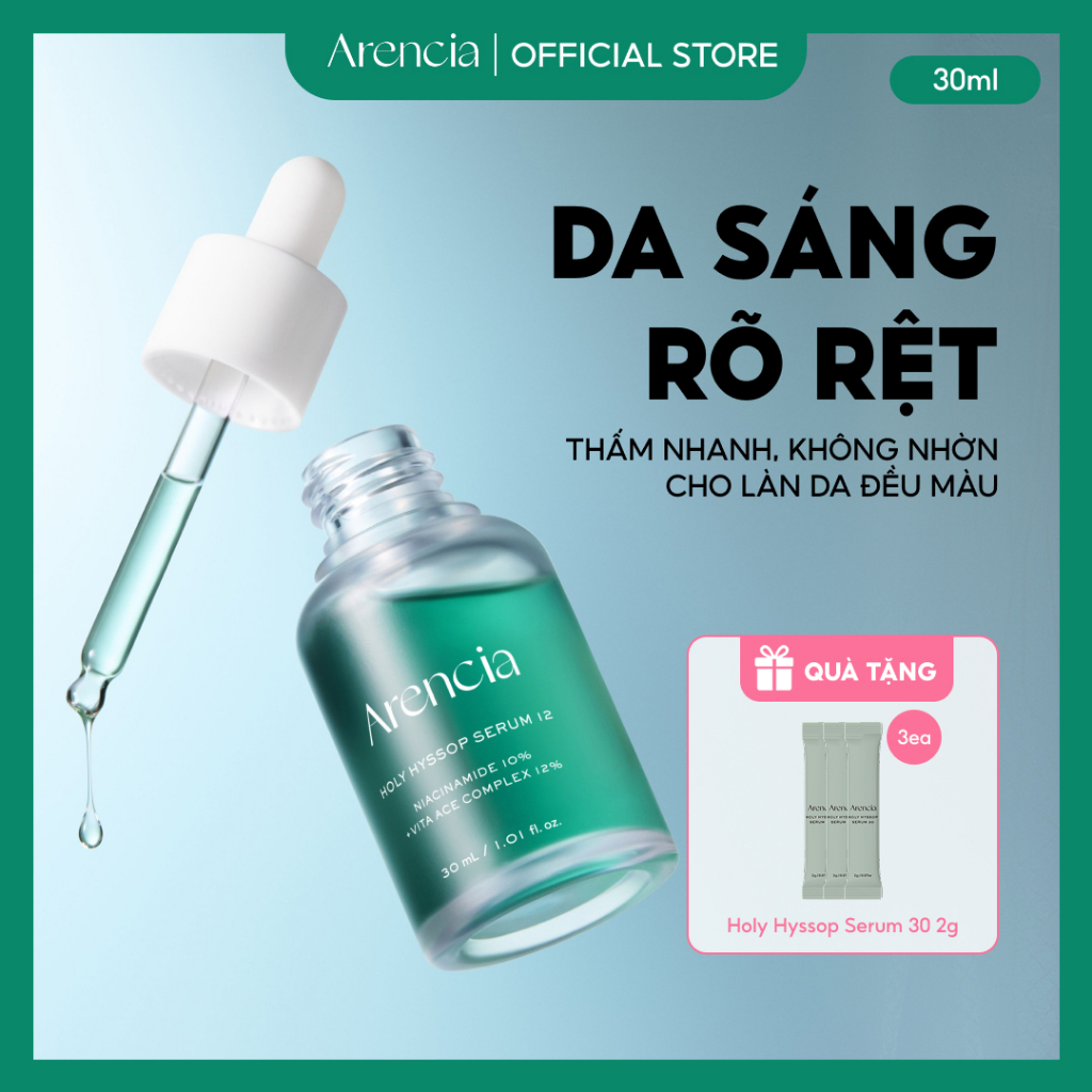 [Arencia] Serum Holy Hyssop 30ml – Dưỡng Sáng Da