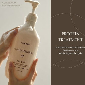 [MỚI] W.DRESSROOM Protein Hair Treatment No. 97 April Cotton 1000g