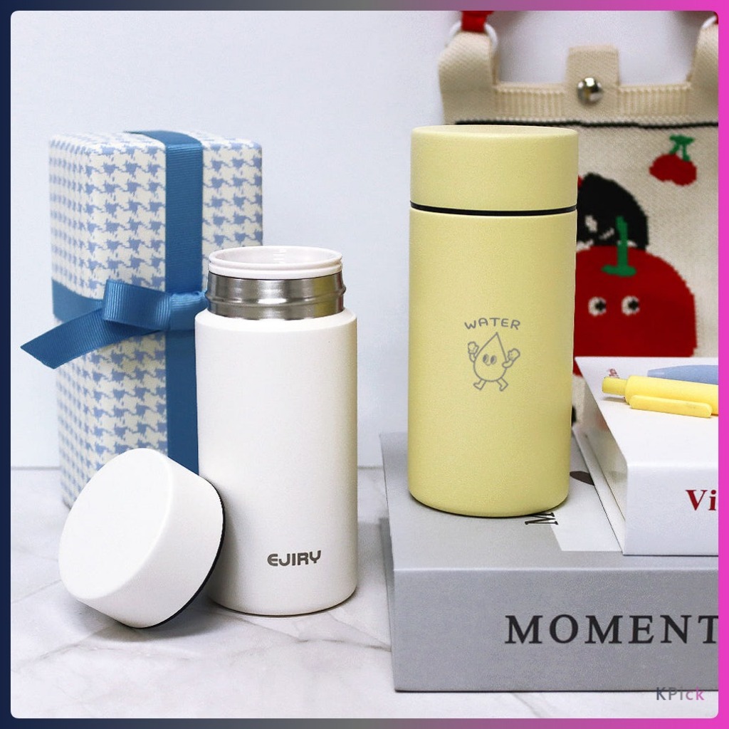 Ejiry Basic Mini Tumbler 200ml Bình nước cà phê bằng thép không gỉ cách nhiệt Cốc giữ nhiệt Đồ uống 
