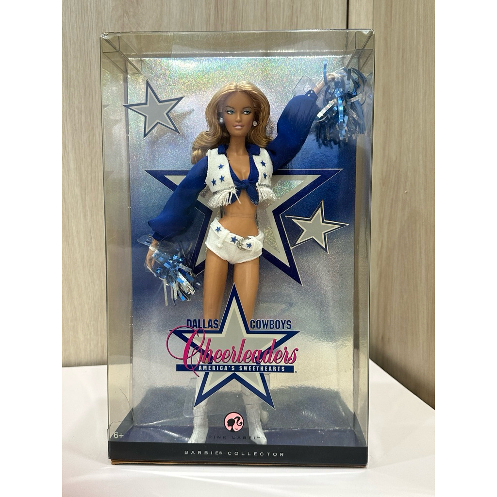Búp bê Barbie Dallas Cowboys Cheerleader (damage box)