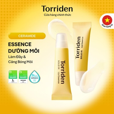 [Torriden Chính hãng] Set dưỡng chất chăm sóc môi SOLID IN chứa Ceramide, 11ml + 11ml, Lip Essence