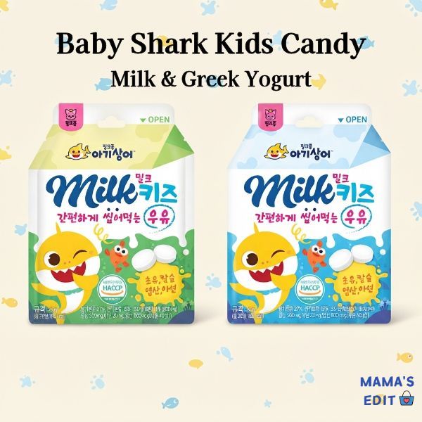 [Pinkfong] Kẹo Baby Shark Kids 40g (20 chiếc) | Sữa / Sữa & Sữa Chua Hy Lạp