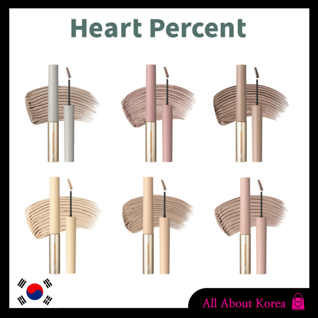 [HEART PERCENT] Dote On Mood Fake-Up Browcara 6 màu