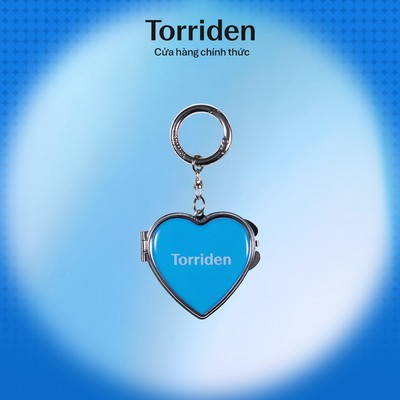 [Gift] [Torriden Chính hãng] Heart Mirror Keyring (Blue) 1 pc