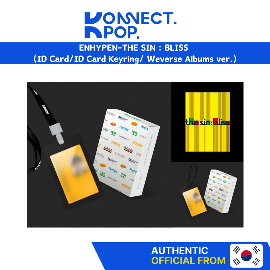 ENHYPEN-THE SIN: BLISS (Thẻ ID / Thẻ ID Keyring / Album Weverse ver.)