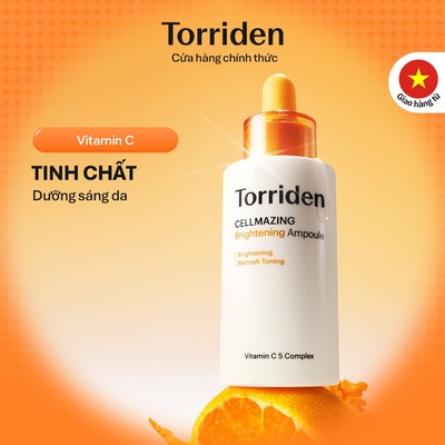 [Torriden Chính hãng] Tinh chất dưỡng trắng sáng da CELLMAZING chứa Vitamin C, 30ml, Ampoule