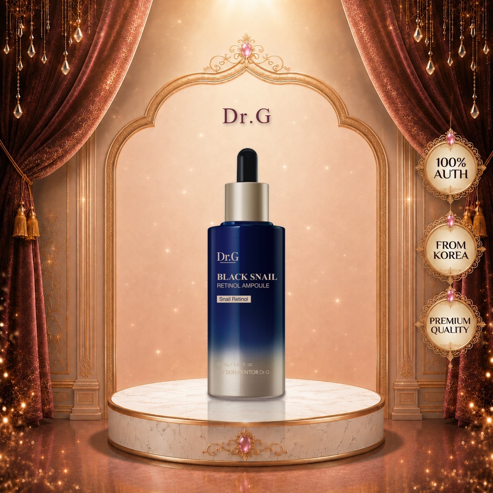[Dr.G] Ampoule Black Snail Retinol Hàn Quốc 50ml - Retinol Serum, Ốc Mucin