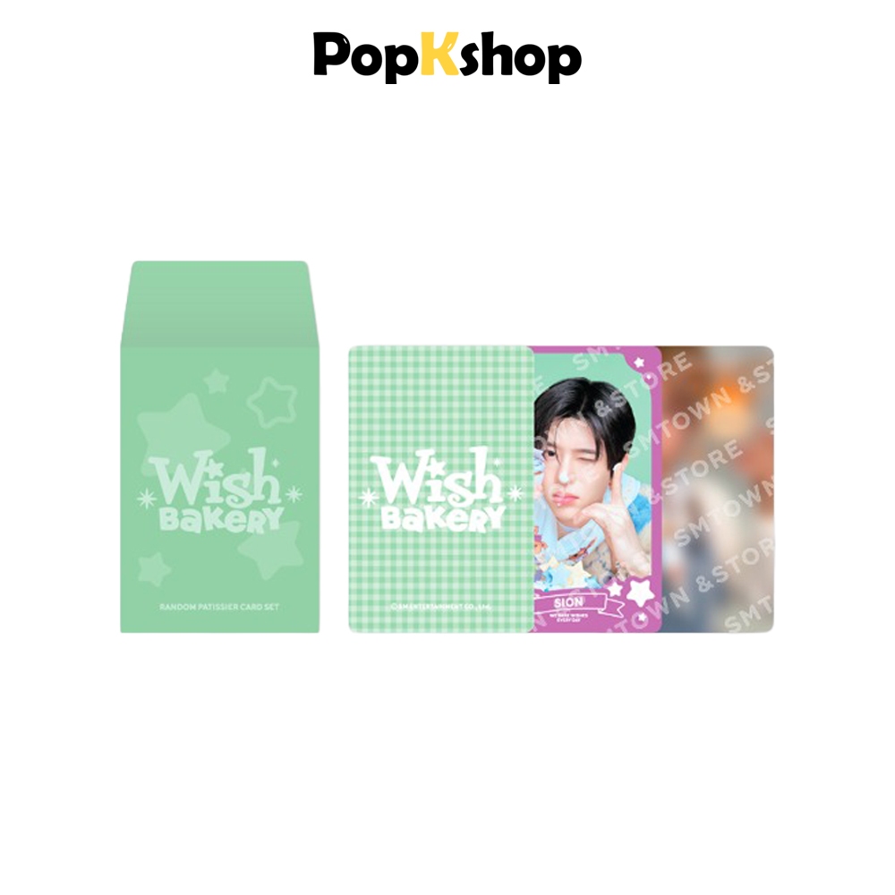 NCT WISH 2026 POP-UP OFFICIAL MD [ WISH BAKERY ] RANDOM PATISSIER CARD SET