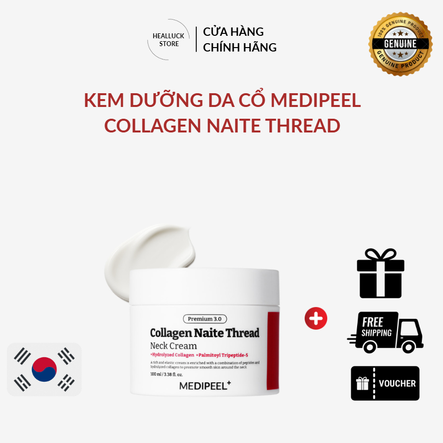 [MEDIPEEL] KEM CỔ CỔ CỔ CỔ COLLAGEN NAITE 100ML CHỐNG ẨM ẨM NGẮN VỚI COLLAGEN HYDROLYZED CHO CỔ