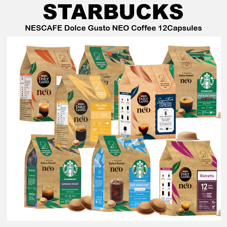 [Starbucks] Cà phê NESCAFE Dolce Gusto NEO 12 viên (Viên nang cà phê Dolce Gusto)