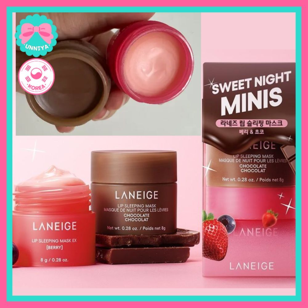 Bộ mặt nạ ngủ môi LANEIGE Chocolate & Berry (8g / 1ea)