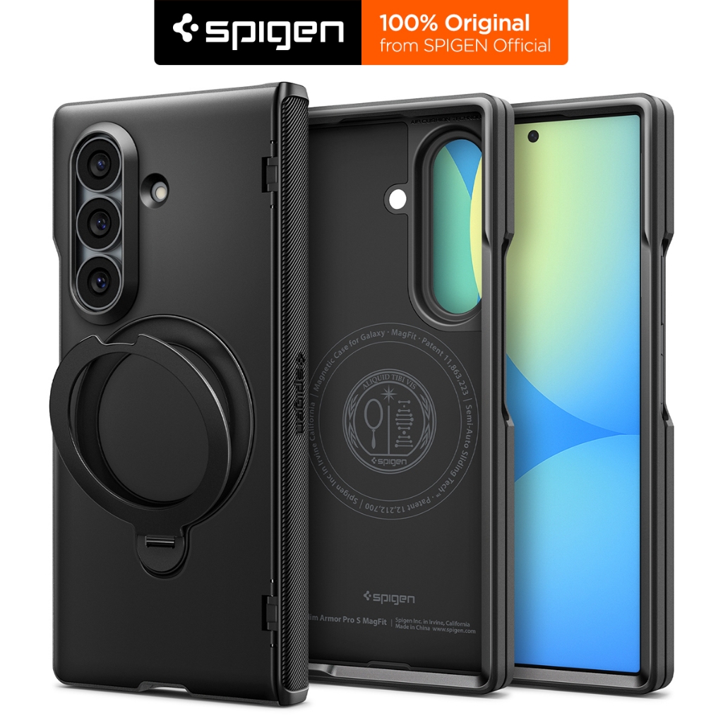 Ốp Lưng Galaxy Z Fold 8 Ultra Slim Armor Pro S MagFit Spigen - Chân đế xoay 360°