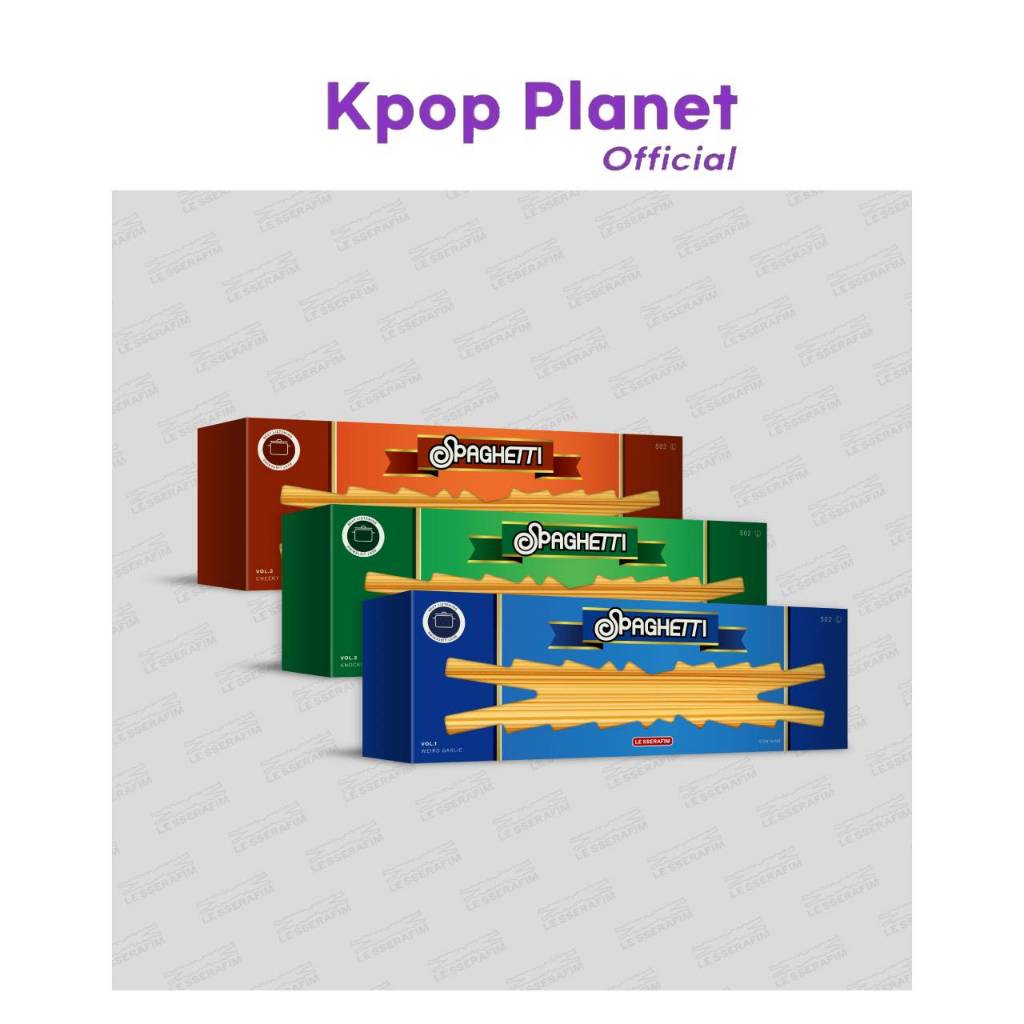 LE SSERAFIM - album đơn đầu tiên [SPAGHETTI]