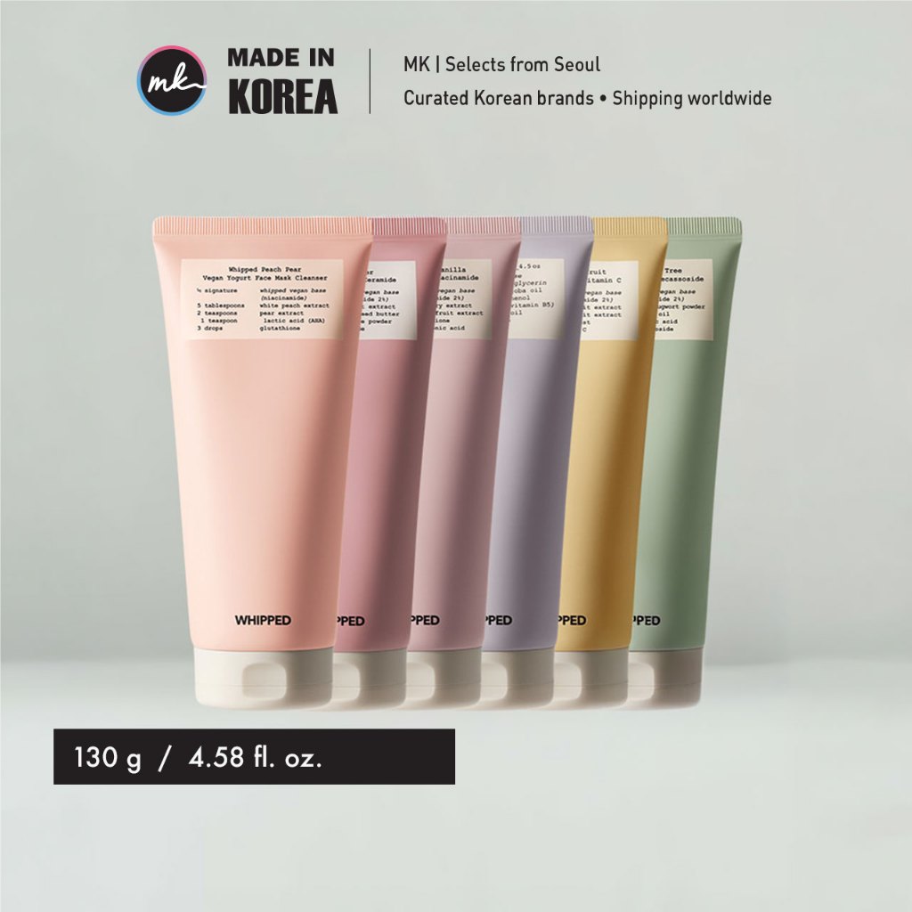 [Whipped] Sữa Rửa Mặt Vegan Whipping Pack Cleanser 130g | 6 Loại Cho Từng Loại Da