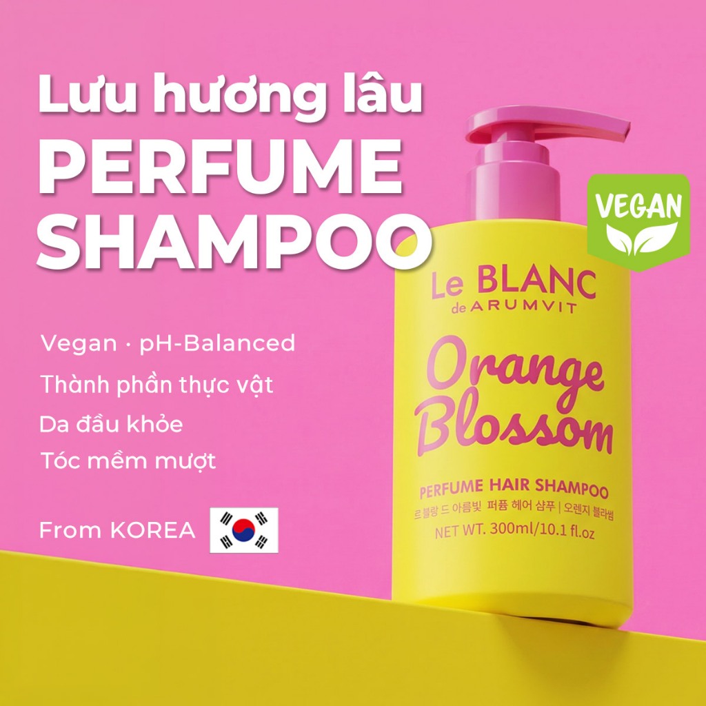 Le BLANC Dầu Gội Nước Hoa - Orange Blossom | Perfume Hair Shampoo
