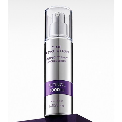 [missha] Time Revolution Retinol 1000 Shot Spicule Serum, 50ml, 1pc / Retinol K-Beauty