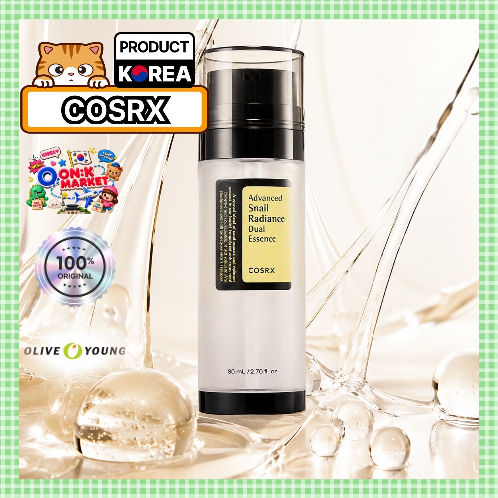 Tinh chất kép COSRX Snail Radiance / Snail Mucin / Niacinamide Serum / 80ml