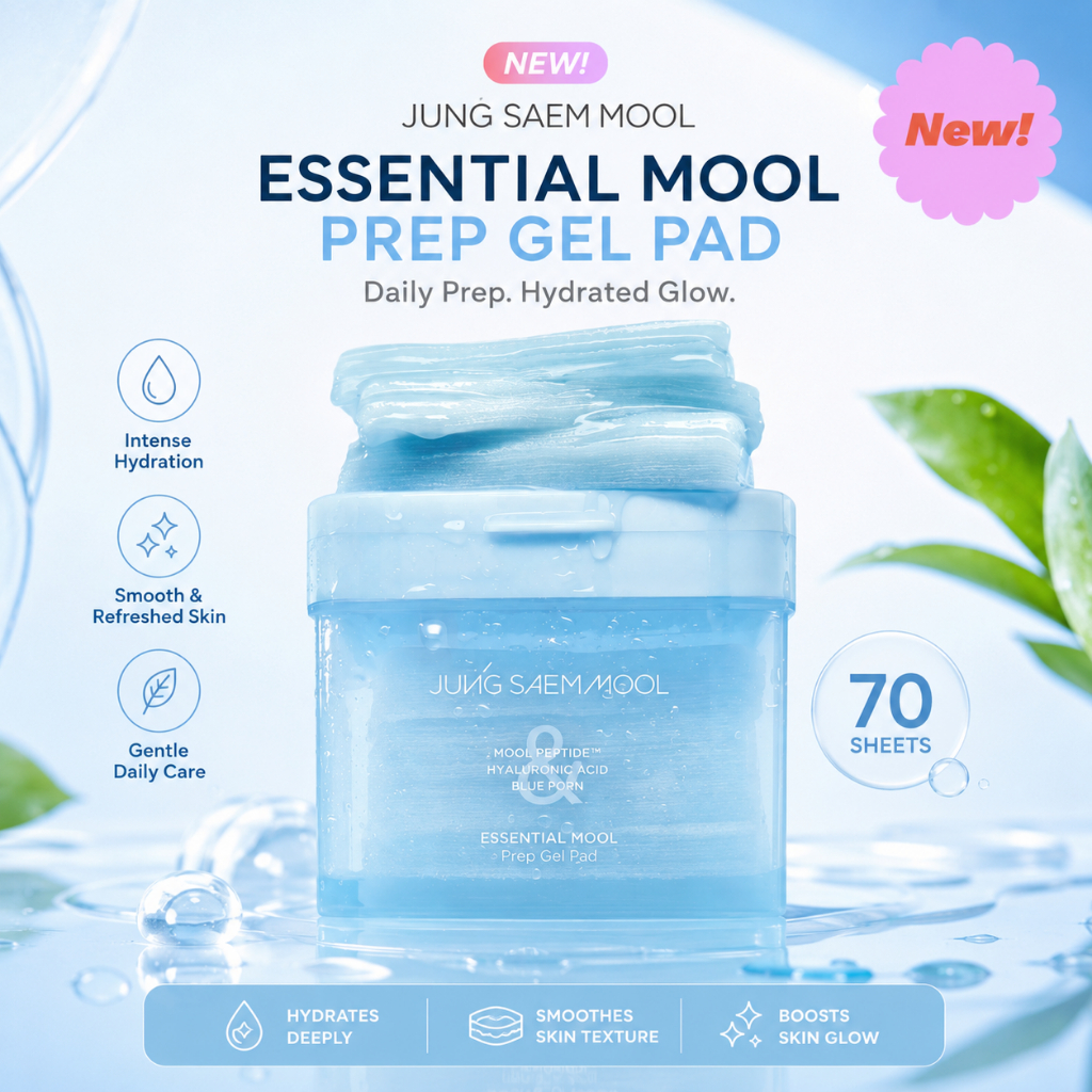 [Jung Saem Mool] Essential Mool Prep Gel Pad (1 hộp, 70 tờ)
