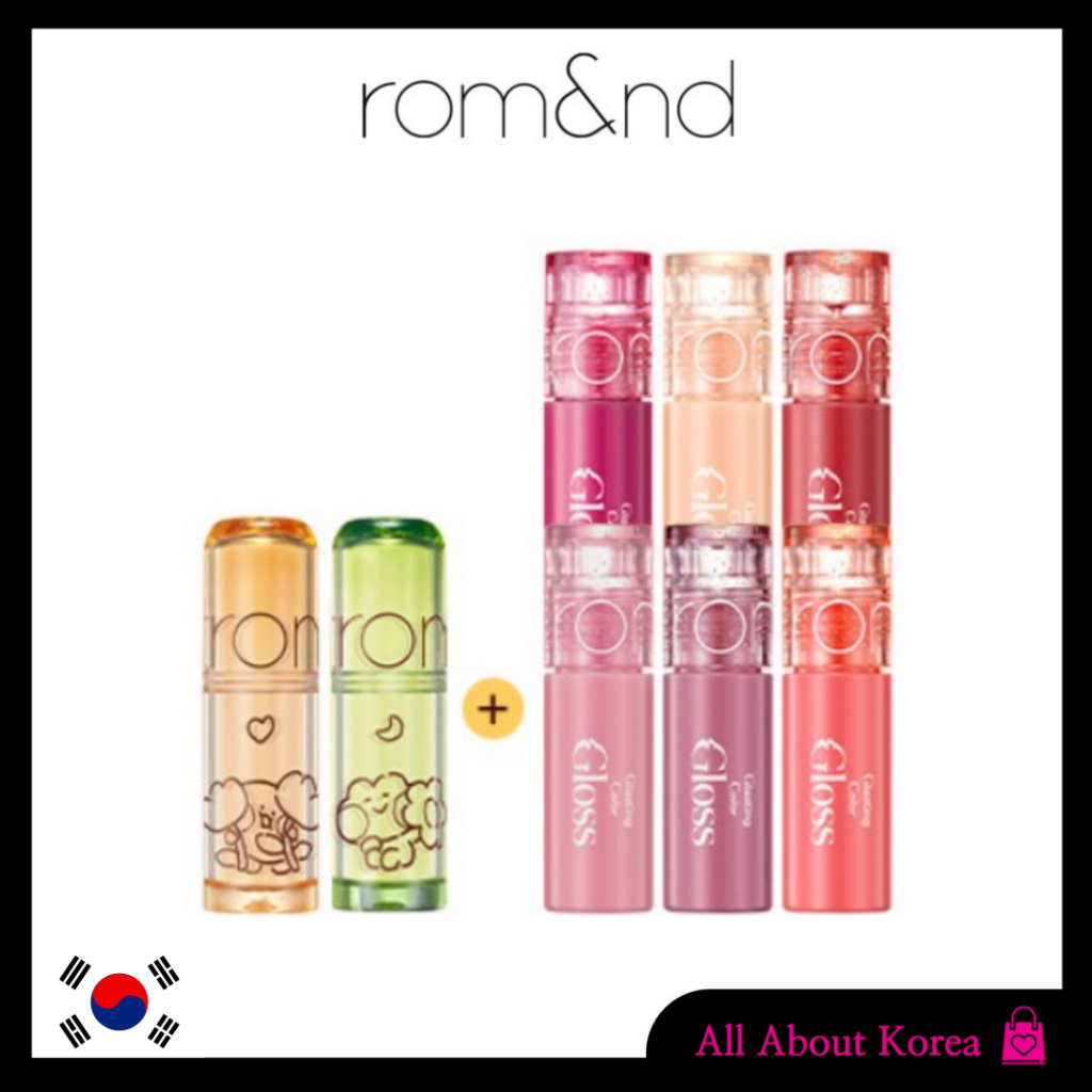 [ROMAND] The Juicy Lasting Tint Mini + Glasting Color Gloss Mini