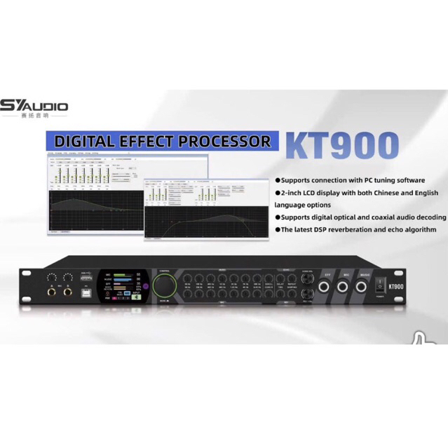 VANG SỐ KARAOKE SY AUDIO KT900 – DSP CHUYÊN NGHIỆP, CHỈNH ÂM CHUẨN HÁT HAY