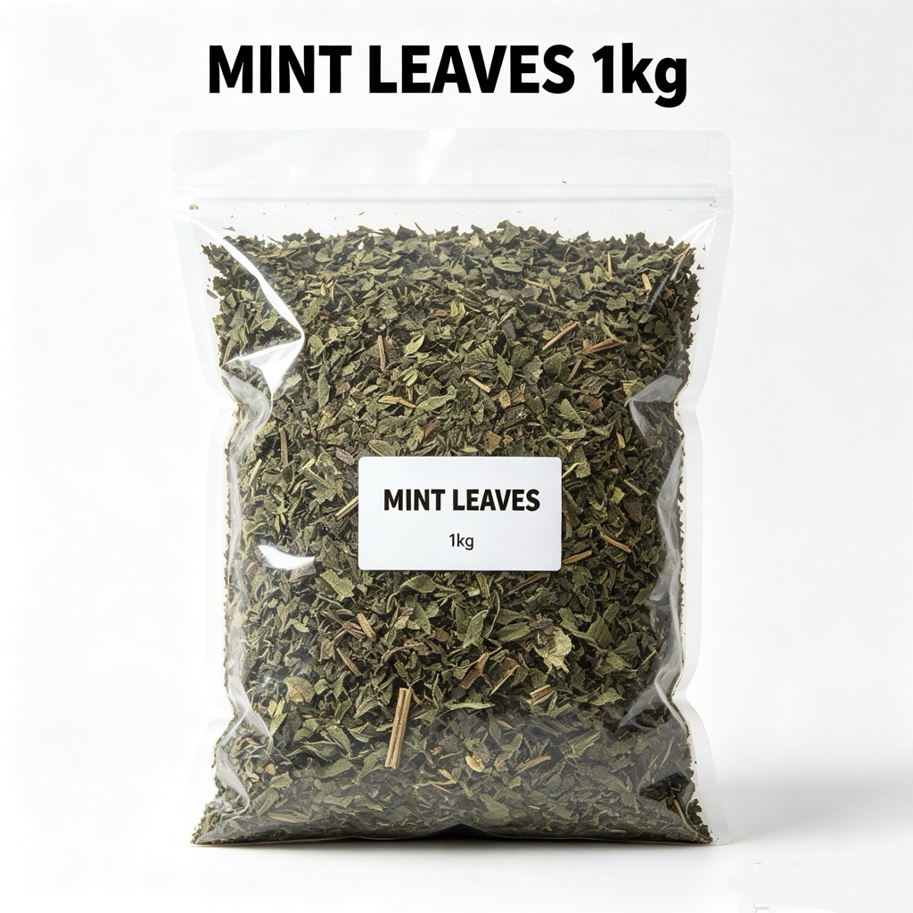 Lá Bạc Hà Ngọt Khô 1Kg | Sweet Mint (Spearmint) | Pha Trà, Mojito, Cocktail | Giá Sỉ | GiaGiaVi