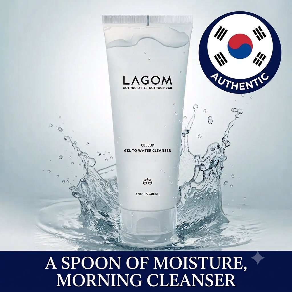 (LAGOM CHÍNH THỨC STORE) Sữa Rửa Mặt Gel To Water 220ml - BOS