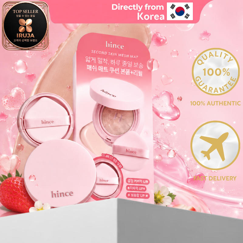 [IRUJA KOREA] hince Cover Master Pink Cushion 5 màu Phiên bản giới hạn