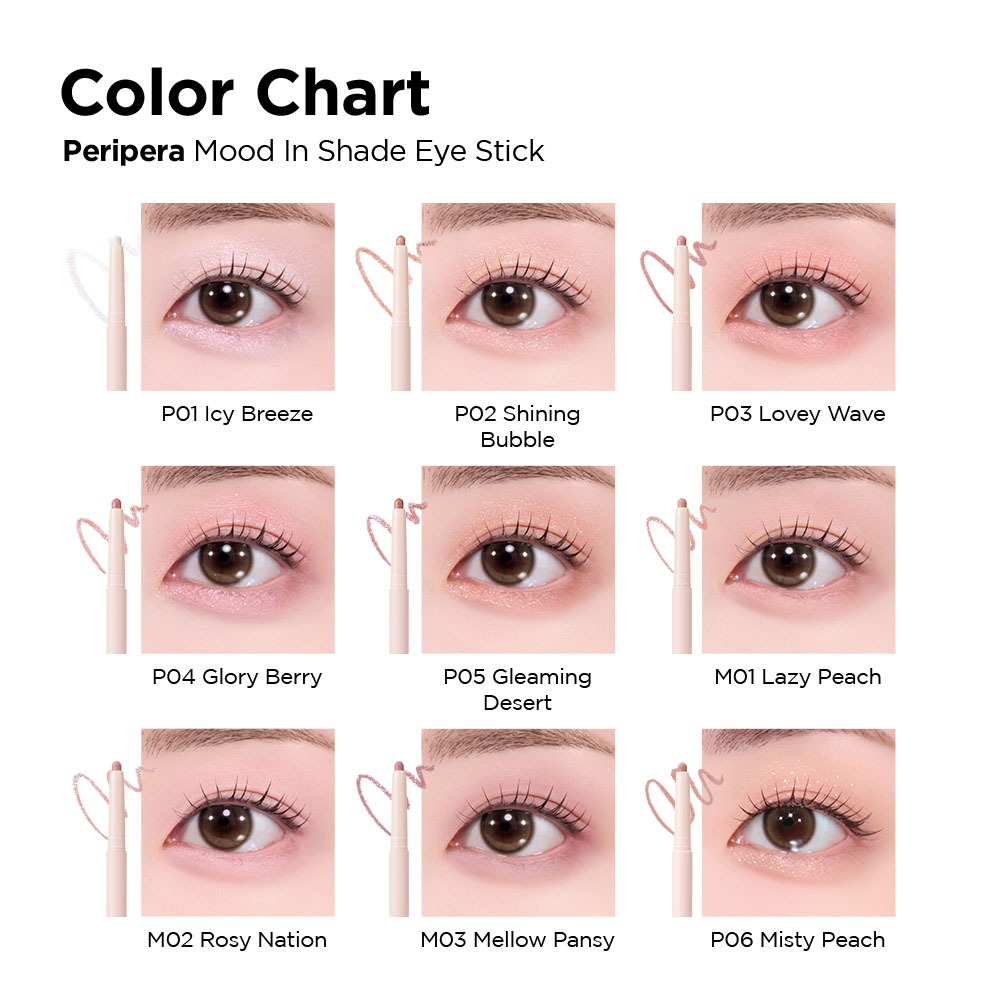 [PERIPERA - MÀU MỚI] Bút Phấn Mắt Mắc Sắc Đa Dạng Đa Năng MOOD IN SHADE - 0.8g | BigBuy360 - bigbuy360.vn