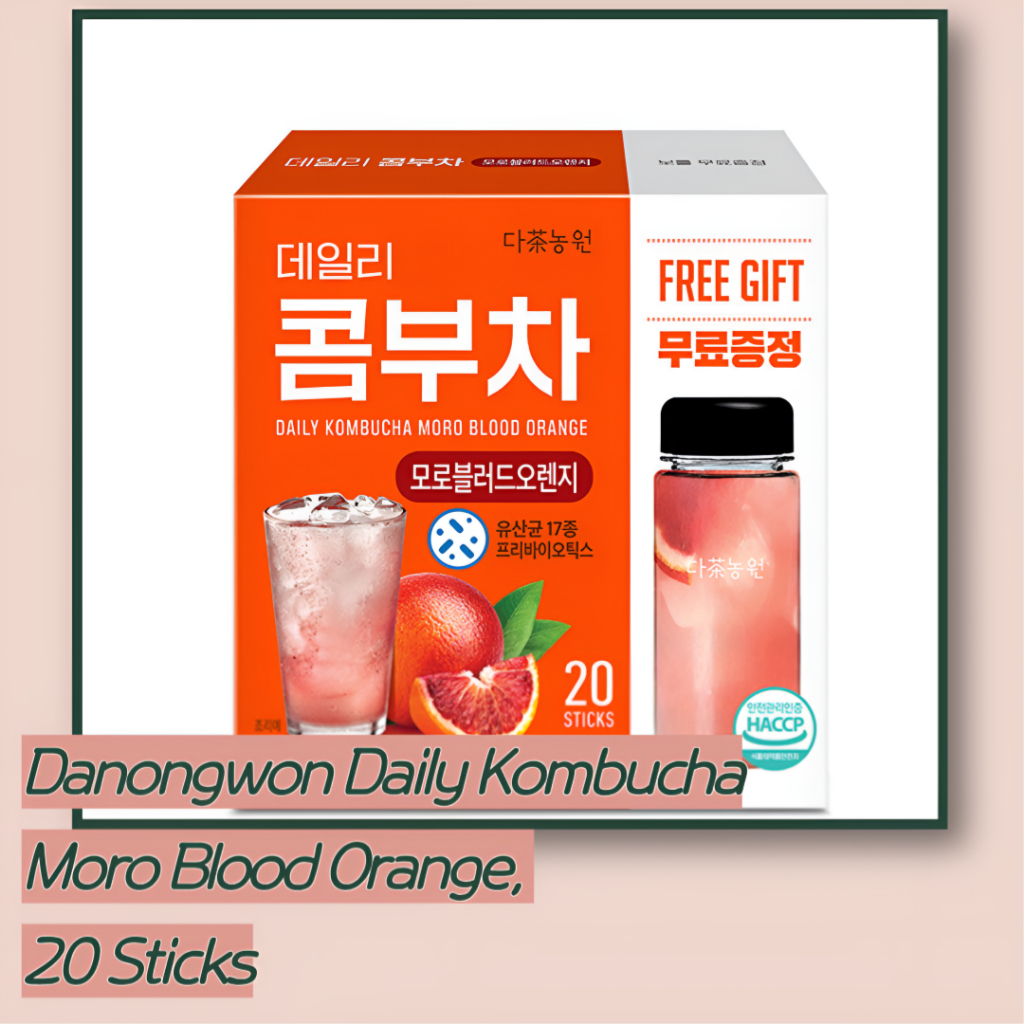 Danongwon Daily Kombucha Moro Blood Orange, 20 que