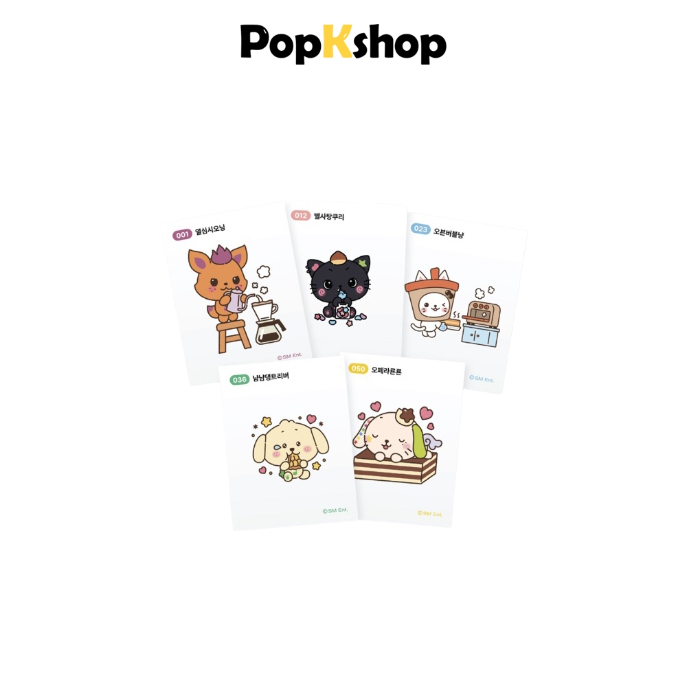 NCT WISH 2026 POP-UP OFFICIAL MD [ WISH BAKERY ] RANDOM TTIBU STICKER SET