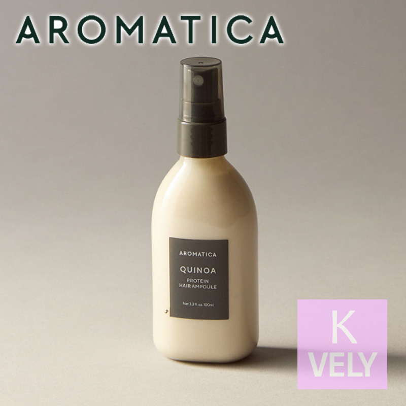 Ampoule tóc AROMATICA Quinoa Protein 100ml (Sửa chữa protein · Lớp phủ bóng · Ampoule tóc không chứa