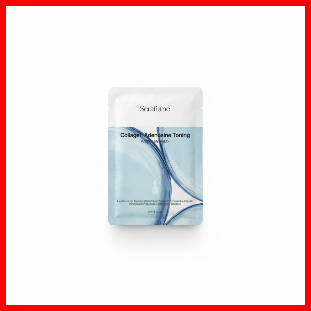 Gói mặt nạ Collagen Adenosine Toning Ampoule, Mặt nạ dưỡng ẩm