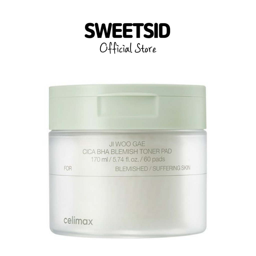 [Celimax] Ji Woo Gae Cica BHA Blemish Toner Pad 170ml 60ea | CHĂM SÓC Acne | Chăm sóc lỗ chân lông |