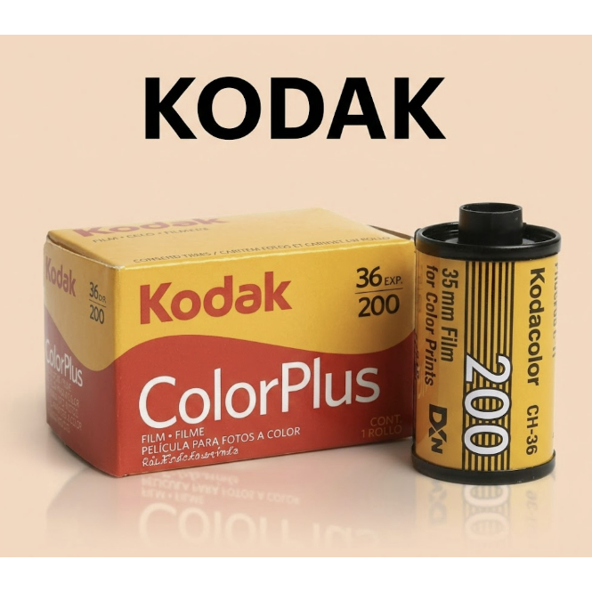 [Kodak] Phim ColorPlus 200 35mm 36 Exp | Phim Analog cổ điển cho máy ảnh phim | Phim âm màu ISO 200 