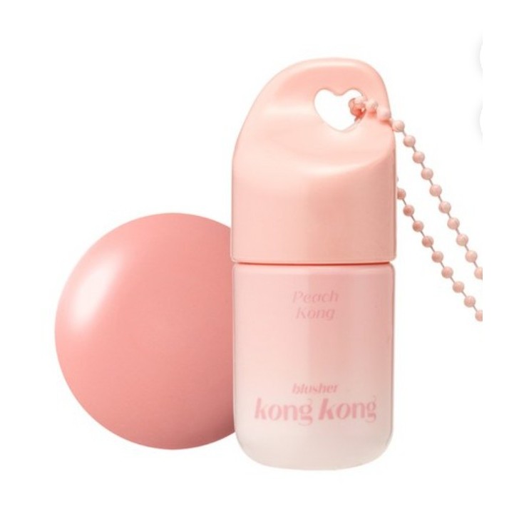 Etude Kong Kong Blusher 7g Peach Kong 01 Liquid Cushion Blush Natural Peach Glow Trang điểm cho Chee