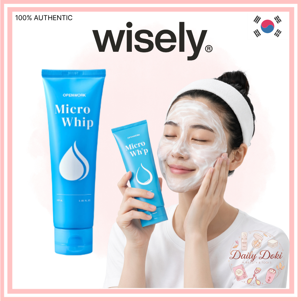 Sữa rửa mặt sâu Wisely Micro Whip 120ml | Sữa rửa mặt nhẹ nhàng | Chăm sóc da Hàn Quốc | Hàn Quốc đí