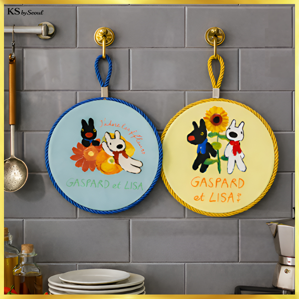 Chậu gốm Gaspard et Lisa (Thiết kế hoa)