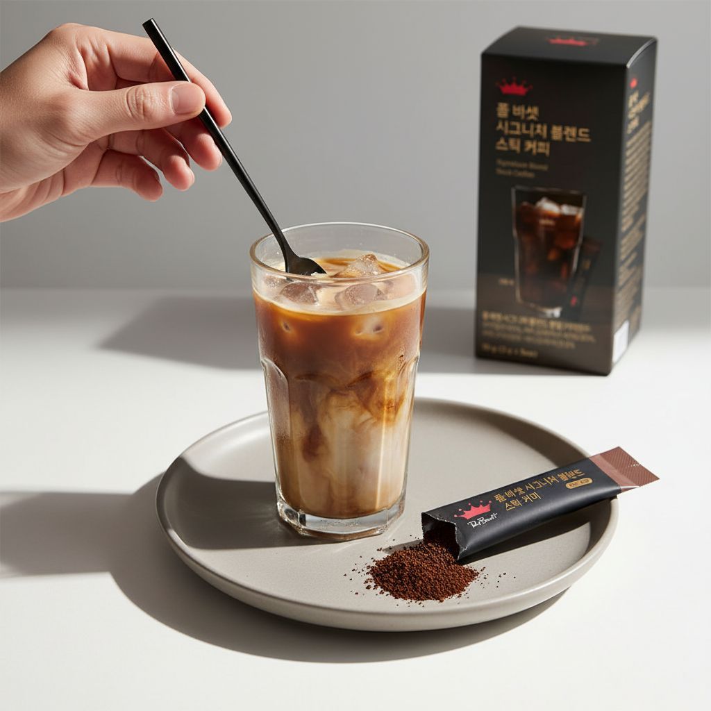 PAUL BASSETT Hàn Quốc - Cà phê pha trộn Signature 2g | Cà phê hòa tan nước lạnh | Không Clumps Cà ph