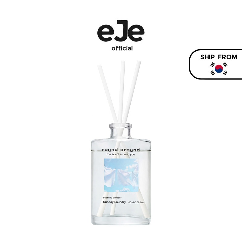 [ROUND AROUND] Bộ khuếch tán hương thơm 100ml (4 loại)